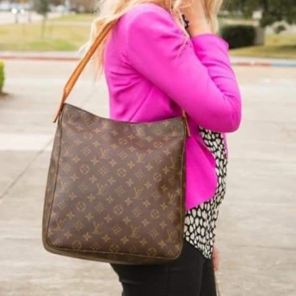 *JUST SOLD* LOUIS VUITTON CANVAS LOOPING GM BEAUTY AUTHENTIC - Picture 10 of 11